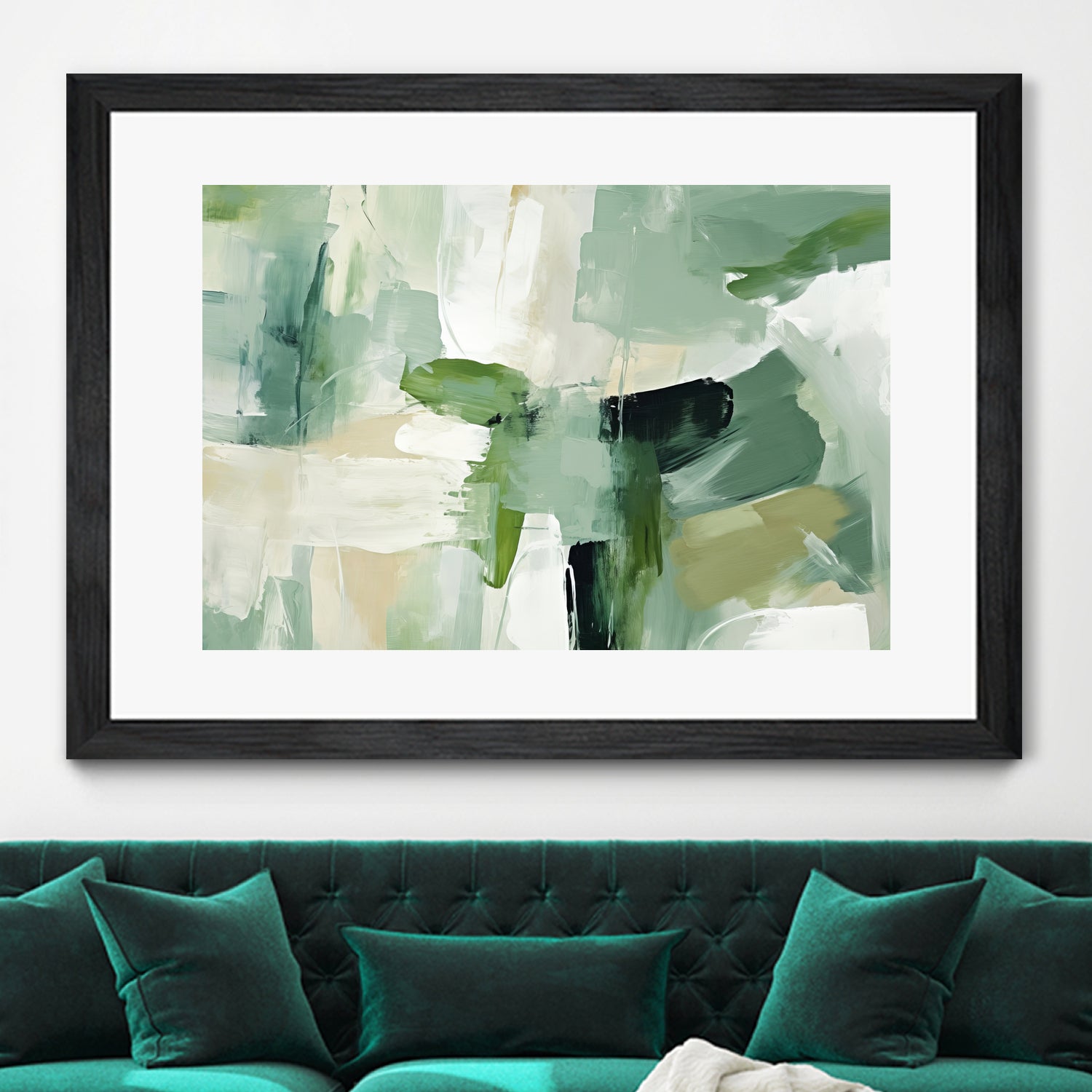 Emerald Puzzle by Irena  Orlov on GIANT ART - abstract