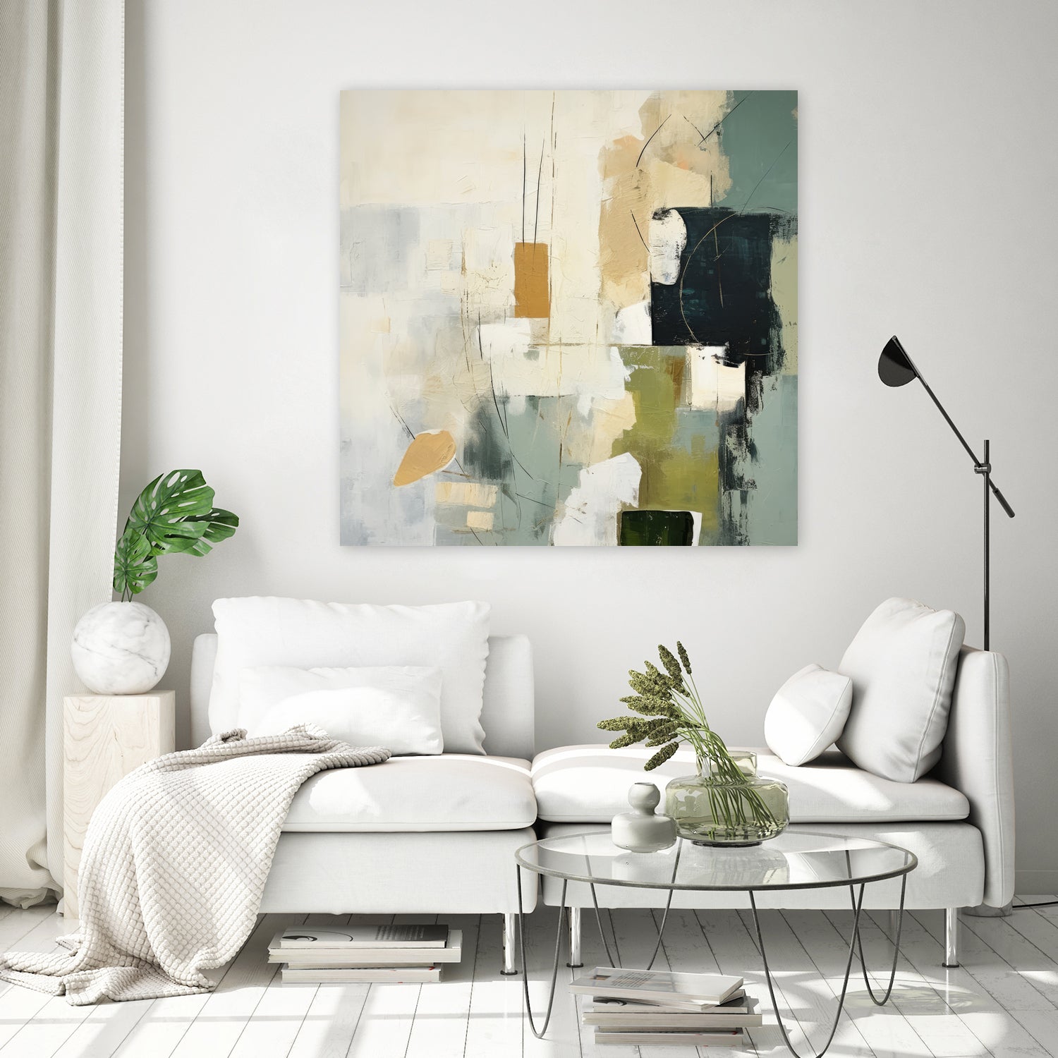 Green Spectrum I by Irena  Orlov on GIANT ART - abstract
