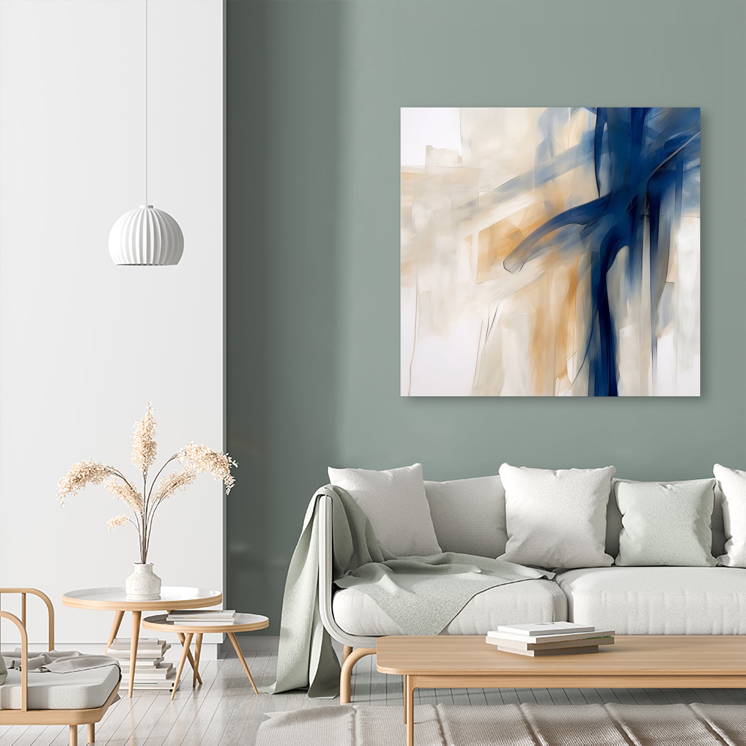 Blue Splash Dance by Irena  Orlov on GIANT ART - abstract