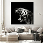 Primal Yawn #4 by Christian Meermann on GIANT ART - feline animal feline