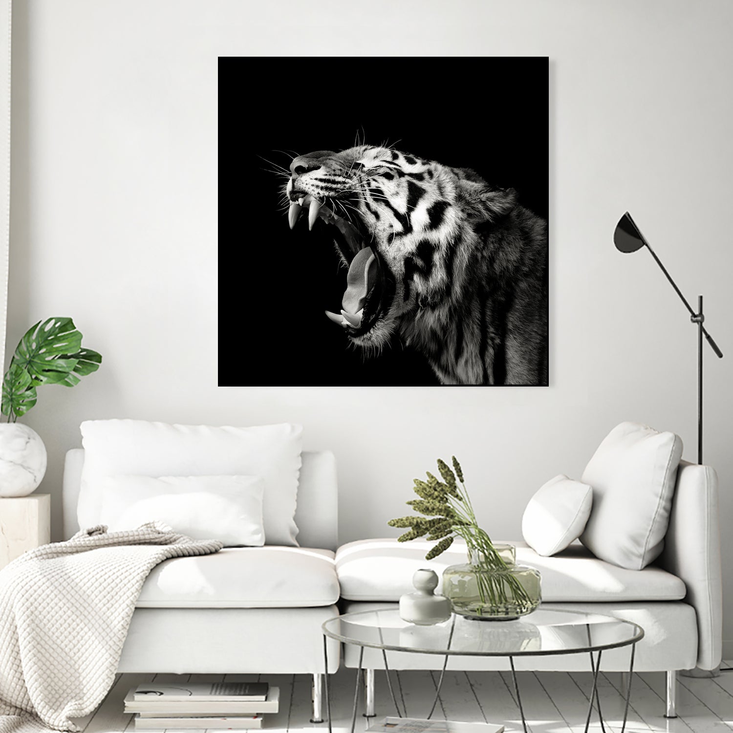 Primal Yawn #4 by Christian Meermann on GIANT ART - feline animal feline