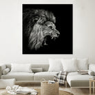 Roaring Lion #2 by Christian Meermann on GIANT ART - feline animal feline