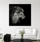 Roaring Lion #2 by Christian Meermann on GIANT ART - feline animal feline