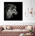 Roaring Lion #2 by Christian Meermann on GIANT ART - feline animal feline
