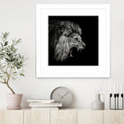 Roaring Lion #2 by Christian Meermann on GIANT ART - feline animal feline