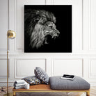 Roaring Lion #2 by Christian Meermann on GIANT ART - feline animal feline