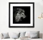 Roaring Lion #2 by Christian Meermann on GIANT ART - feline animal feline