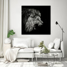 Roaring Lion #2 by Christian Meermann on GIANT ART - feline animal feline