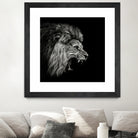 Roaring Lion #2 by Christian Meermann on GIANT ART - feline animal feline