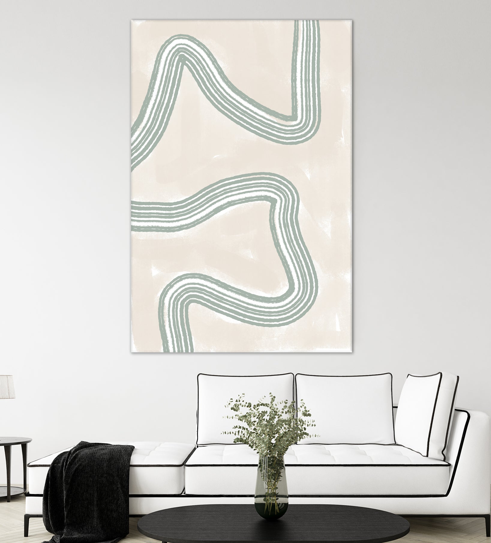 Curved Tranquility by uplusmestudio on GIANT ART - abstract abstract artwork