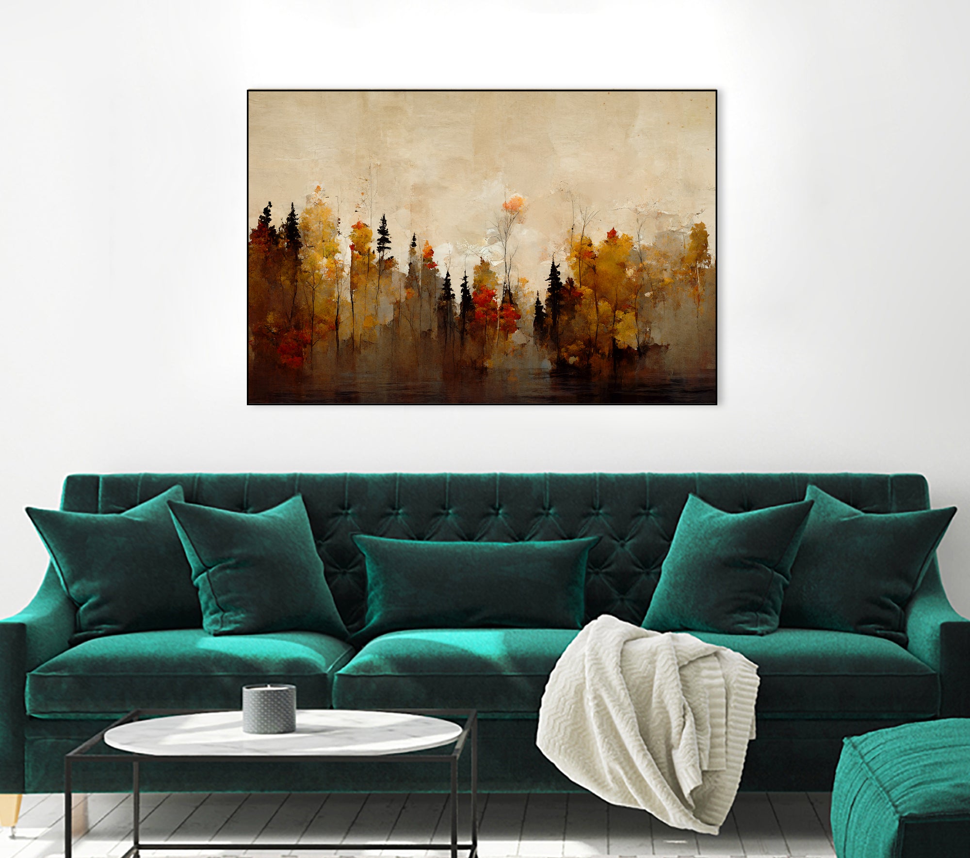 A Forest In Autumn by Treechild on GIANT ART - illustration landscape
