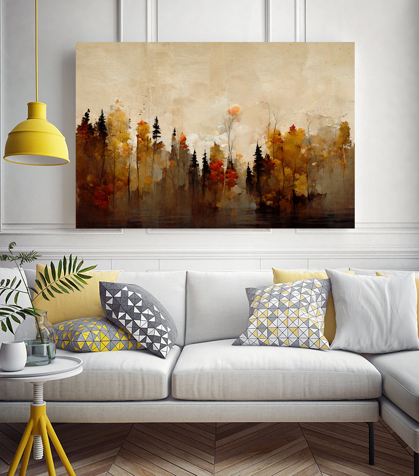 A Forest In Autumn by Treechild on GIANT ART - illustration landscape