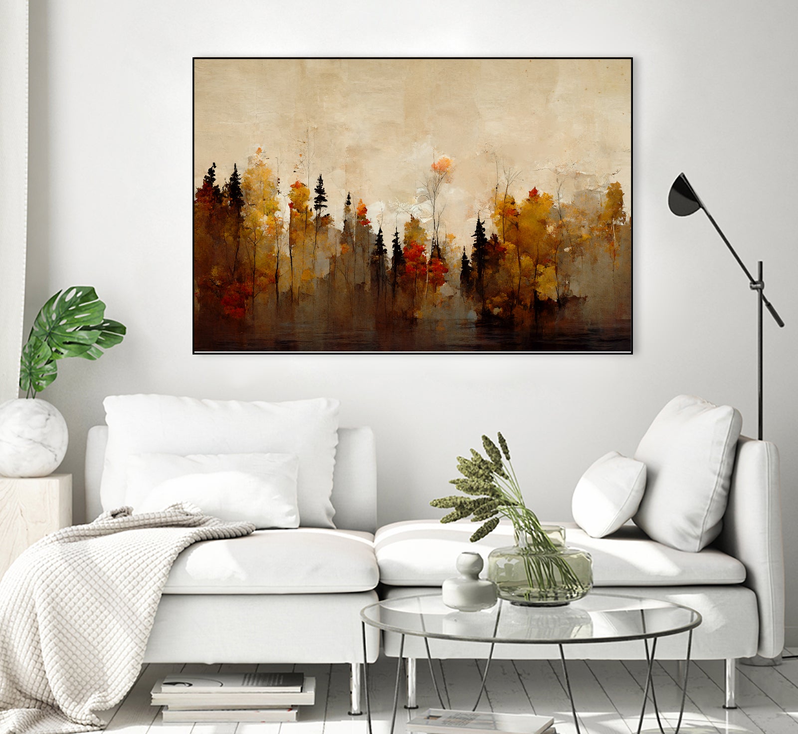 A Forest In Autumn by Treechild on GIANT ART - illustration landscape