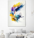 Mystic Fluidity by Mauro on GIANT ART - watercolors illustration watercolors