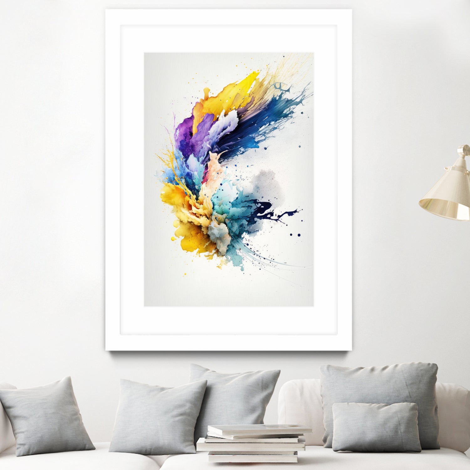 Mystic Fluidity by Mauro on GIANT ART - watercolors illustration watercolors
