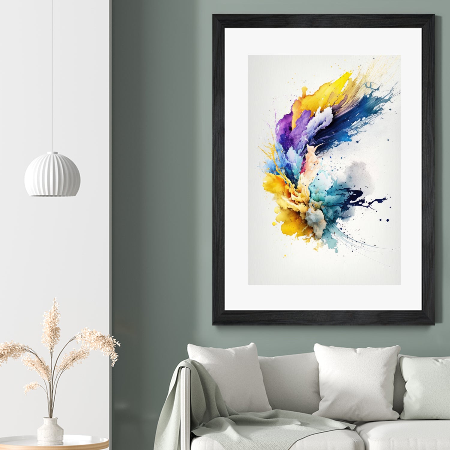 Mystic Fluidity by Mauro on GIANT ART - watercolors illustration watercolors