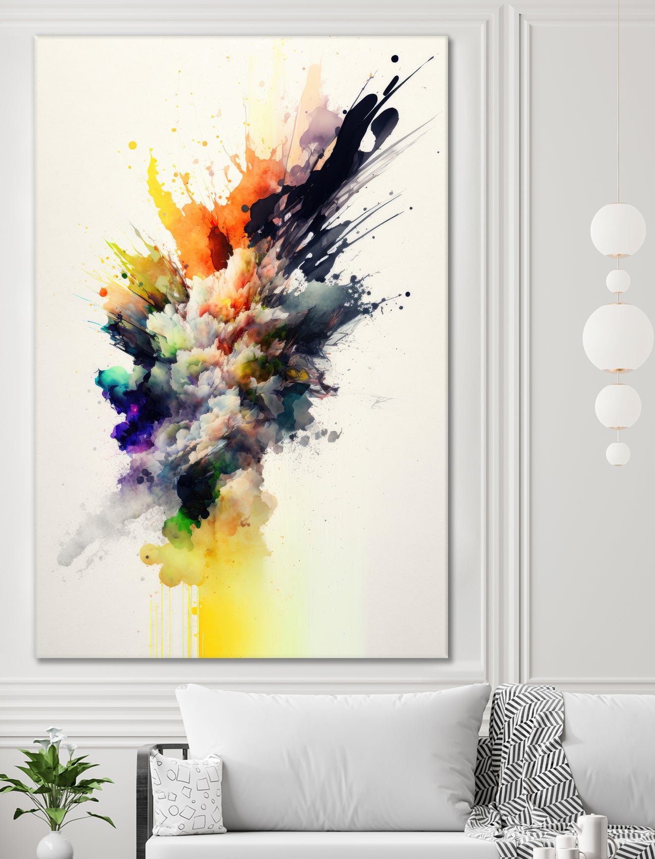 Colorful Explosion by Mauro on GIANT ART - splatter illustration splatter