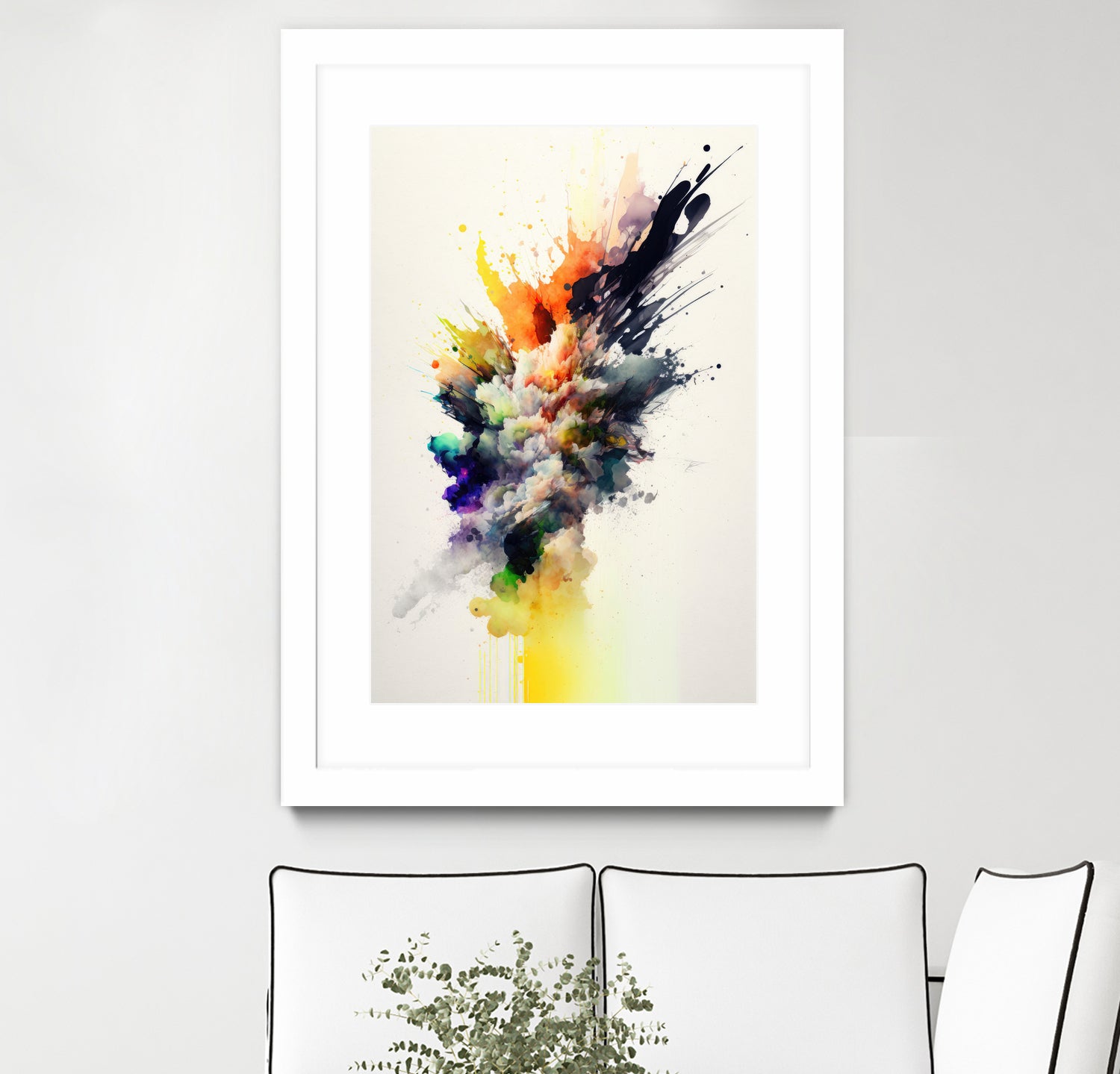 Colorful Explosion by Mauro on GIANT ART - splatter illustration splatter