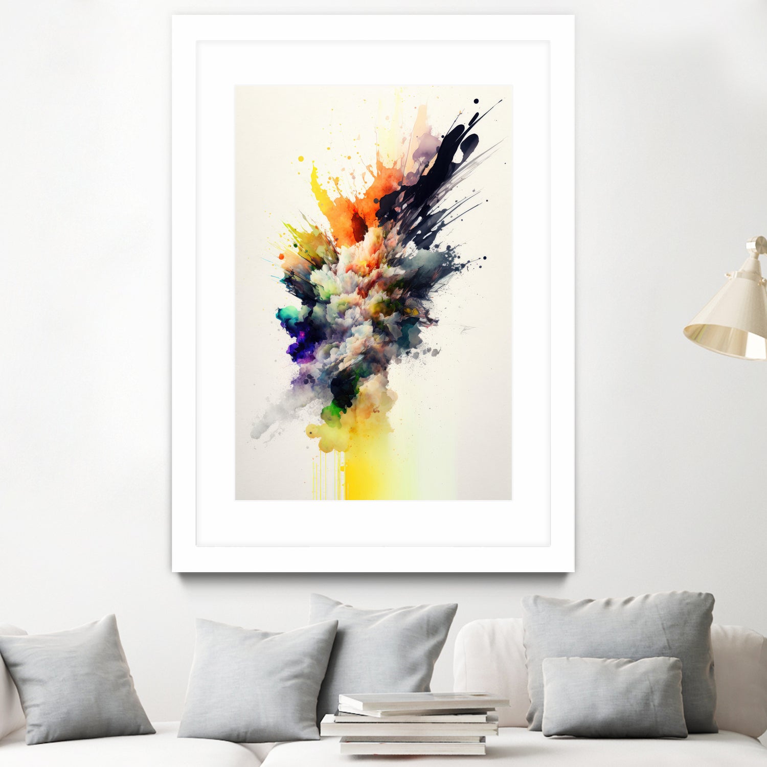 Colorful Explosion by Mauro on GIANT ART - splatter illustration splatter