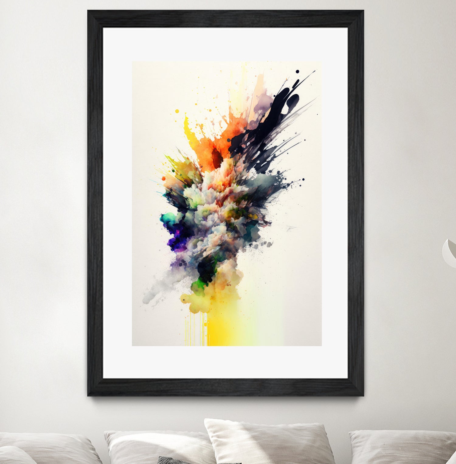 Colorful Explosion by Mauro on GIANT ART - splatter illustration splatter
