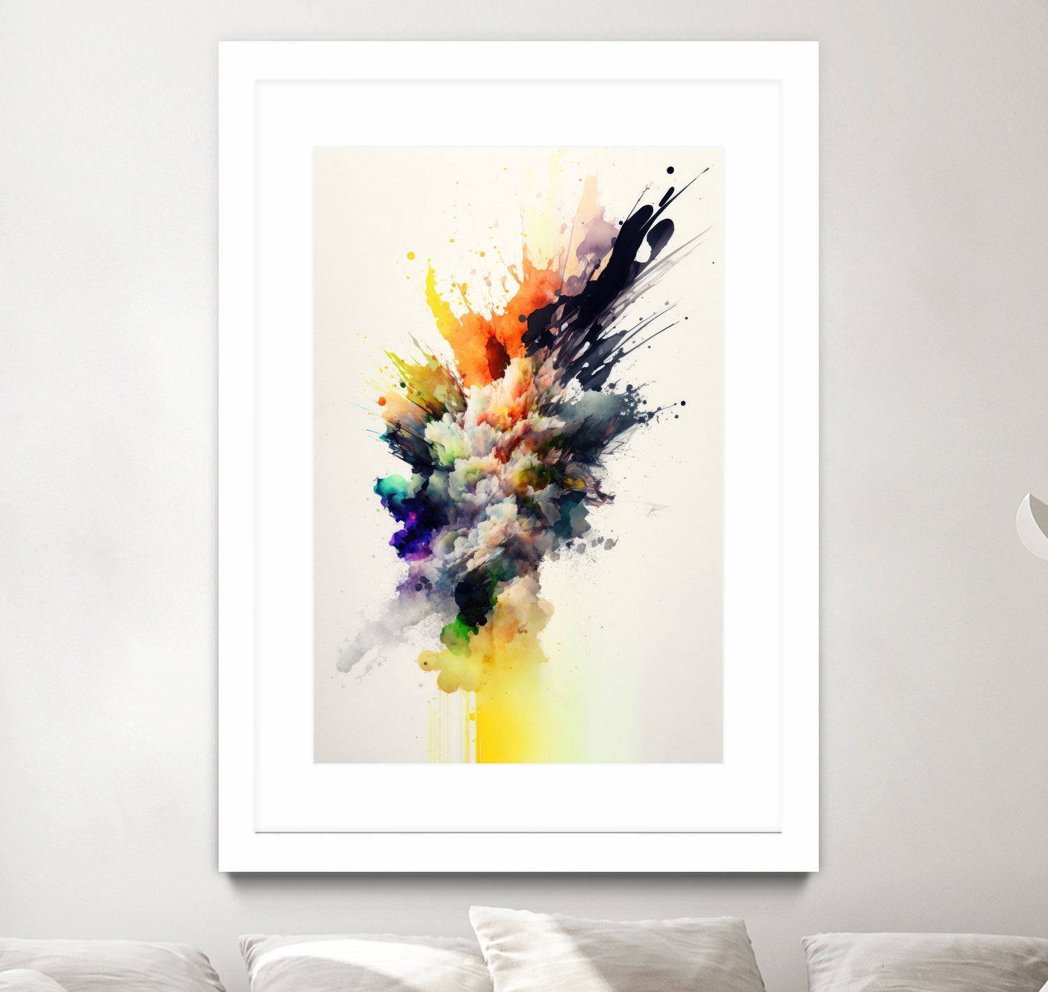 Colorful Explosion by Mauro on GIANT ART - splatter illustration splatter
