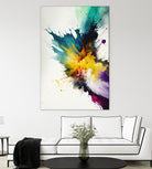 Chromatic Chaos by Mauro on GIANT ART - vibrant artwork illustration vibrant artwork