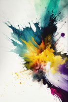 Chromatic Chaos by Mauro on GIANT ART - vibrant artwork illustration vibrant artwork