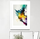 Chromatic Chaos by Mauro on GIANT ART - vibrant artwork illustration vibrant artwork