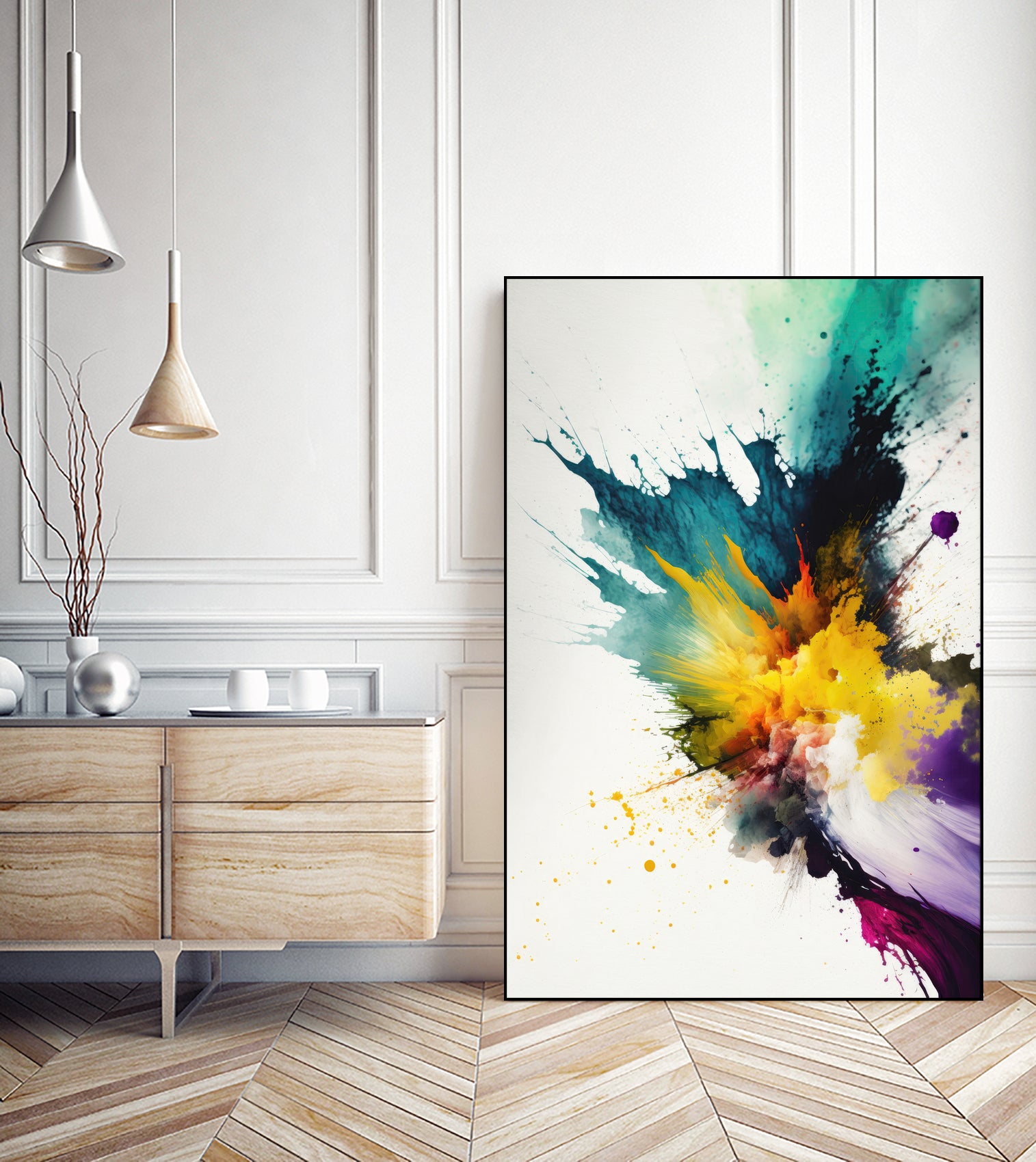 Chromatic Chaos by Mauro on GIANT ART - vibrant artwork illustration vibrant artwork
