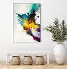 Chromatic Chaos by Mauro on GIANT ART - vibrant artwork illustration vibrant artwork
