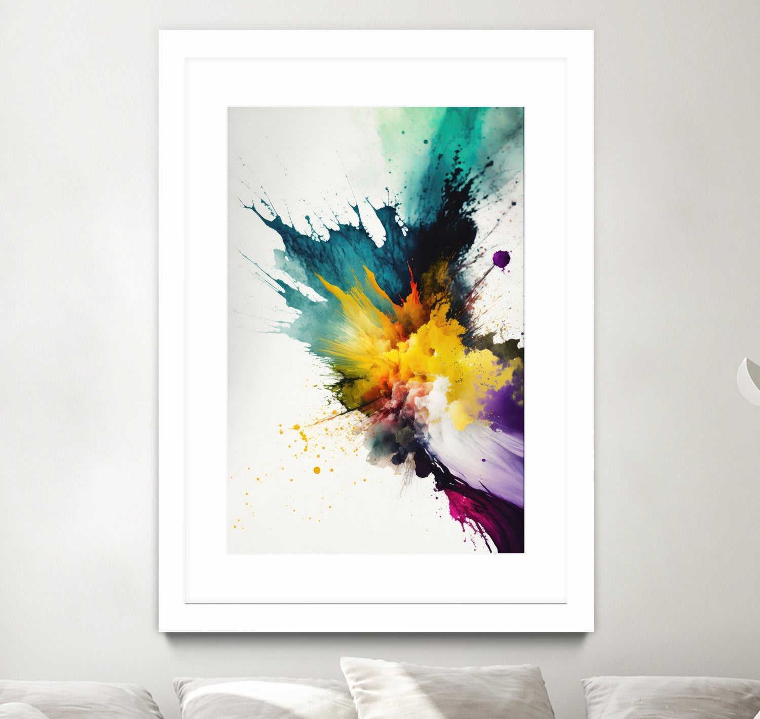 Chromatic Chaos by Mauro on GIANT ART - vibrant artwork illustration vibrant artwork