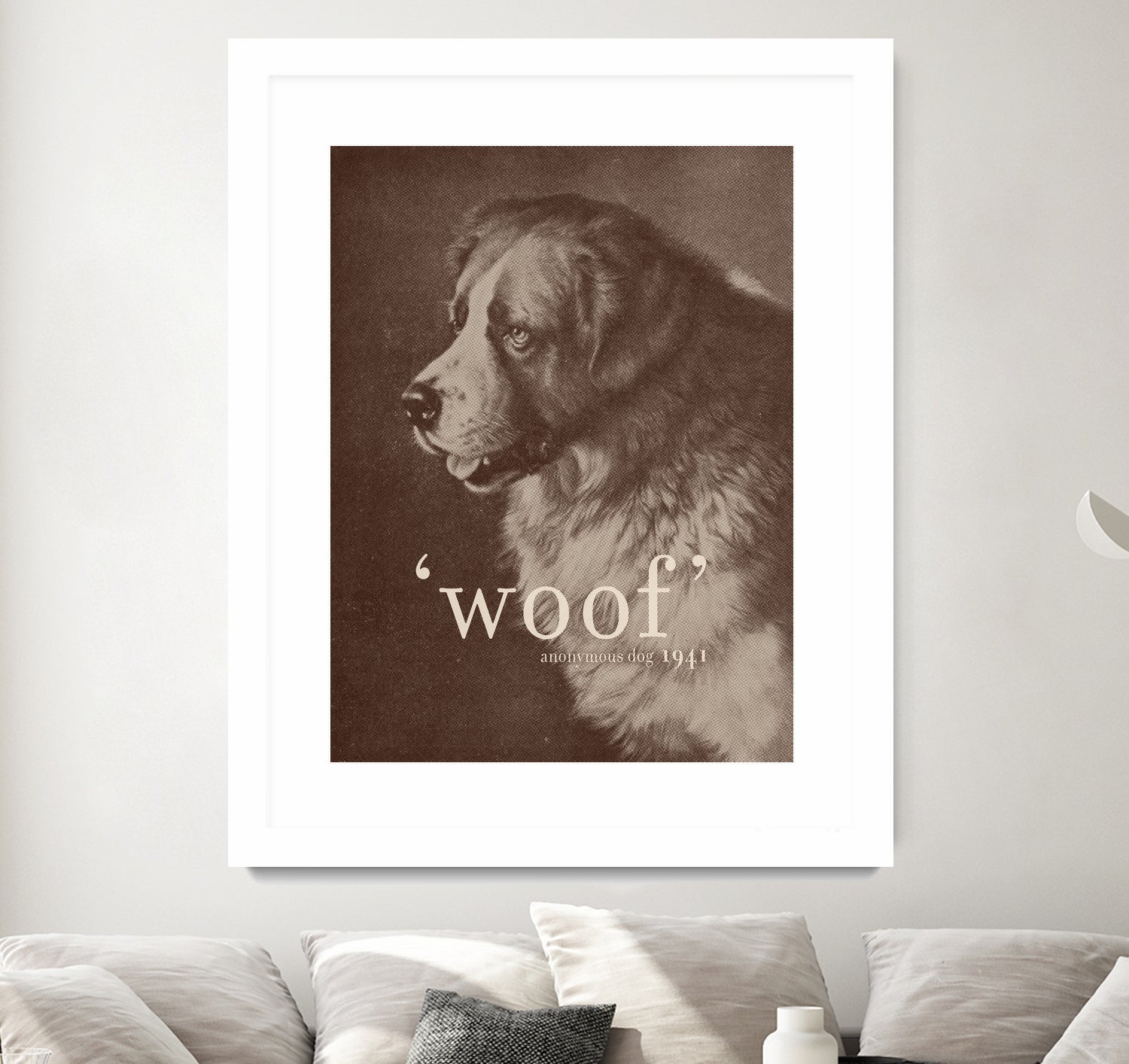 Famous Quote Dog by Florent Bodart on GIANT ART - animals quote