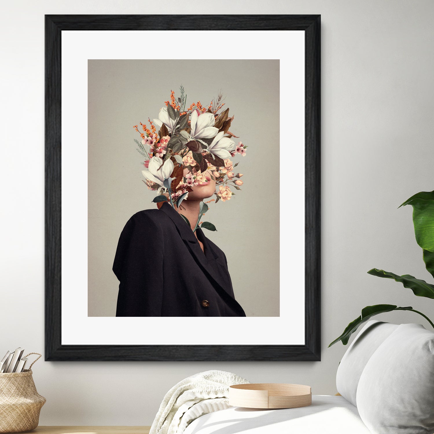 Infinite Moments Infinite Autumns by Frank Moth on GIANT ART - figurative  art,portrait,woman,feminine,elegant,autumn,lotus,roses,equinox,flowers,botanical,petal,petals,flower,flora,flowers and plants,botanicals,person,figurative,people,elegancy,grace,graceful,fall,lotuses,lotus flower,lotus flowers,plant,plants,leaf,leafs,spa,zen,mindfulness,surreal,creative edit,surrealism,surrealistic,composite,montage,surrealist,creative portrait