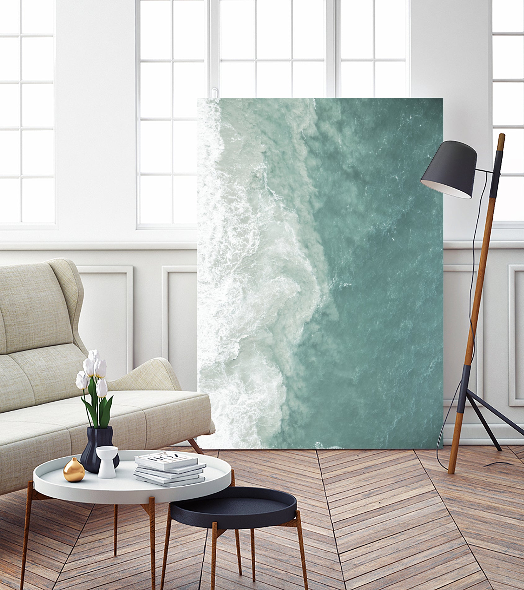 Ocean's Edge by Shot by Clint on GIANT ART - landscape ocean waves