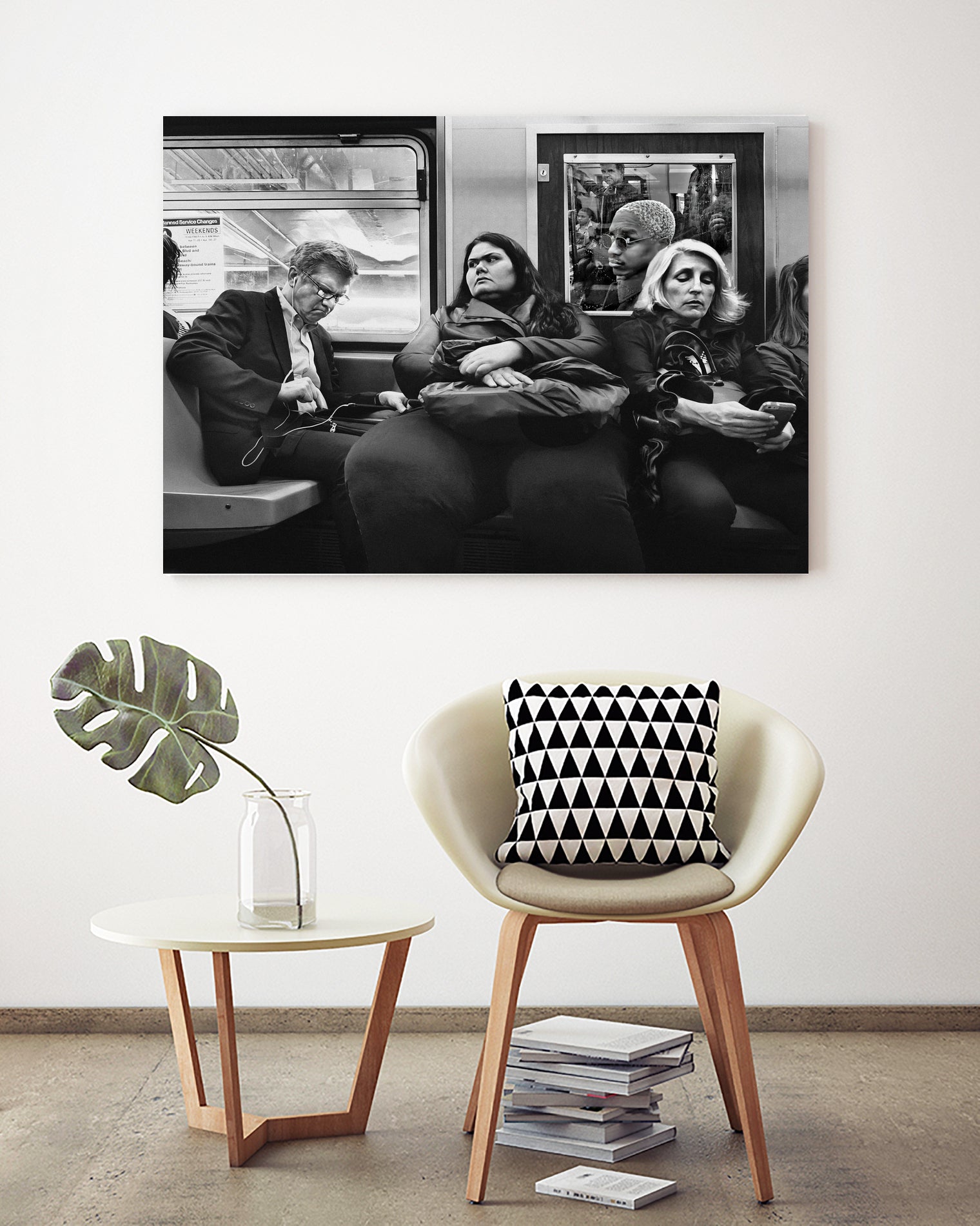 In my head by Zurab on GIANT ART - black&white street 
