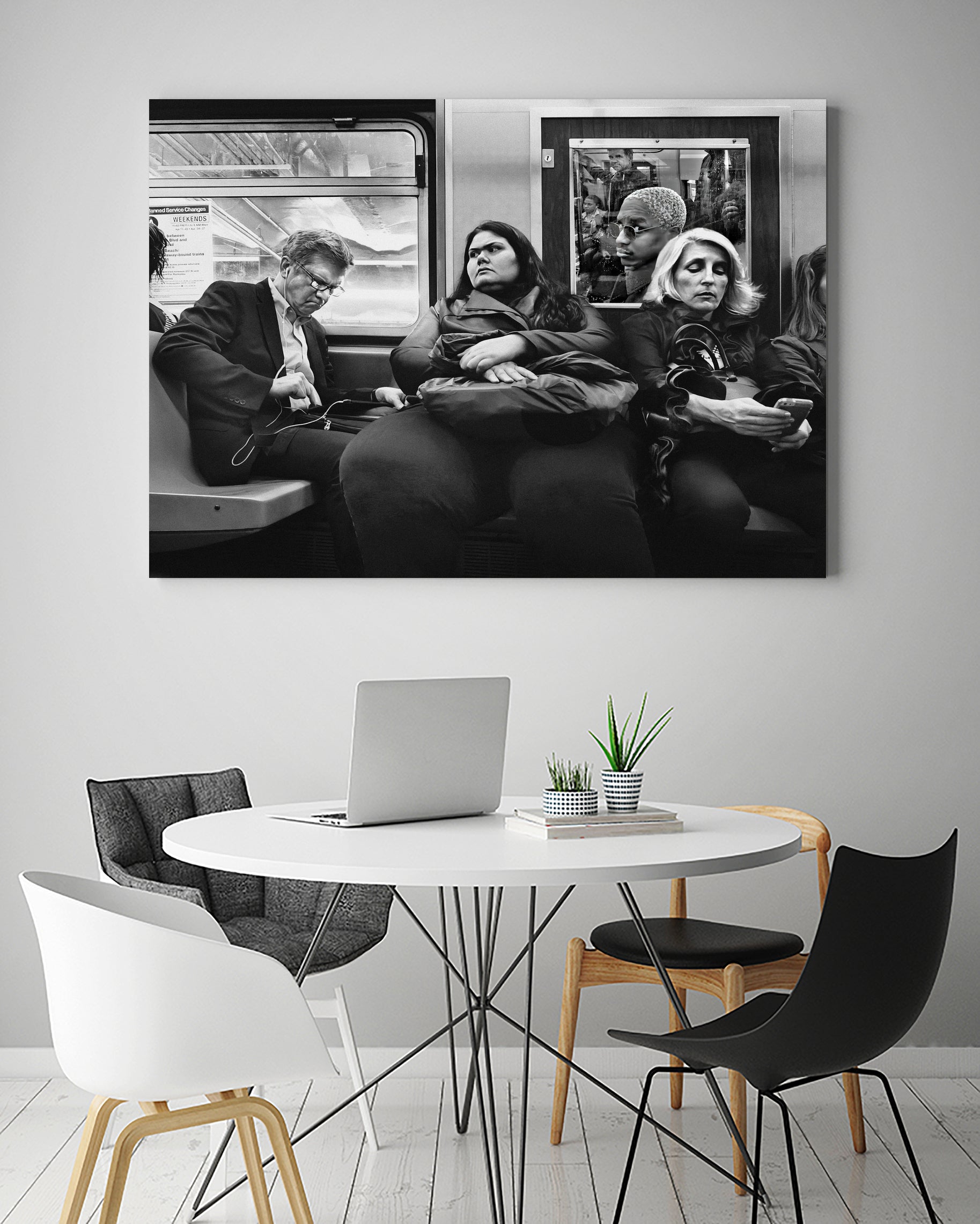 In my head by Zurab on GIANT ART - black&white street 