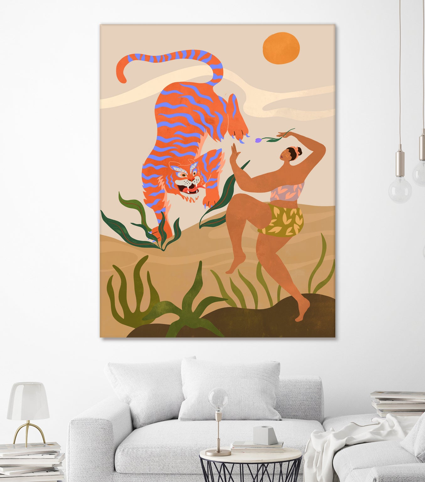 Dance With Me by Arty Guava on GIANT ART - illustration color