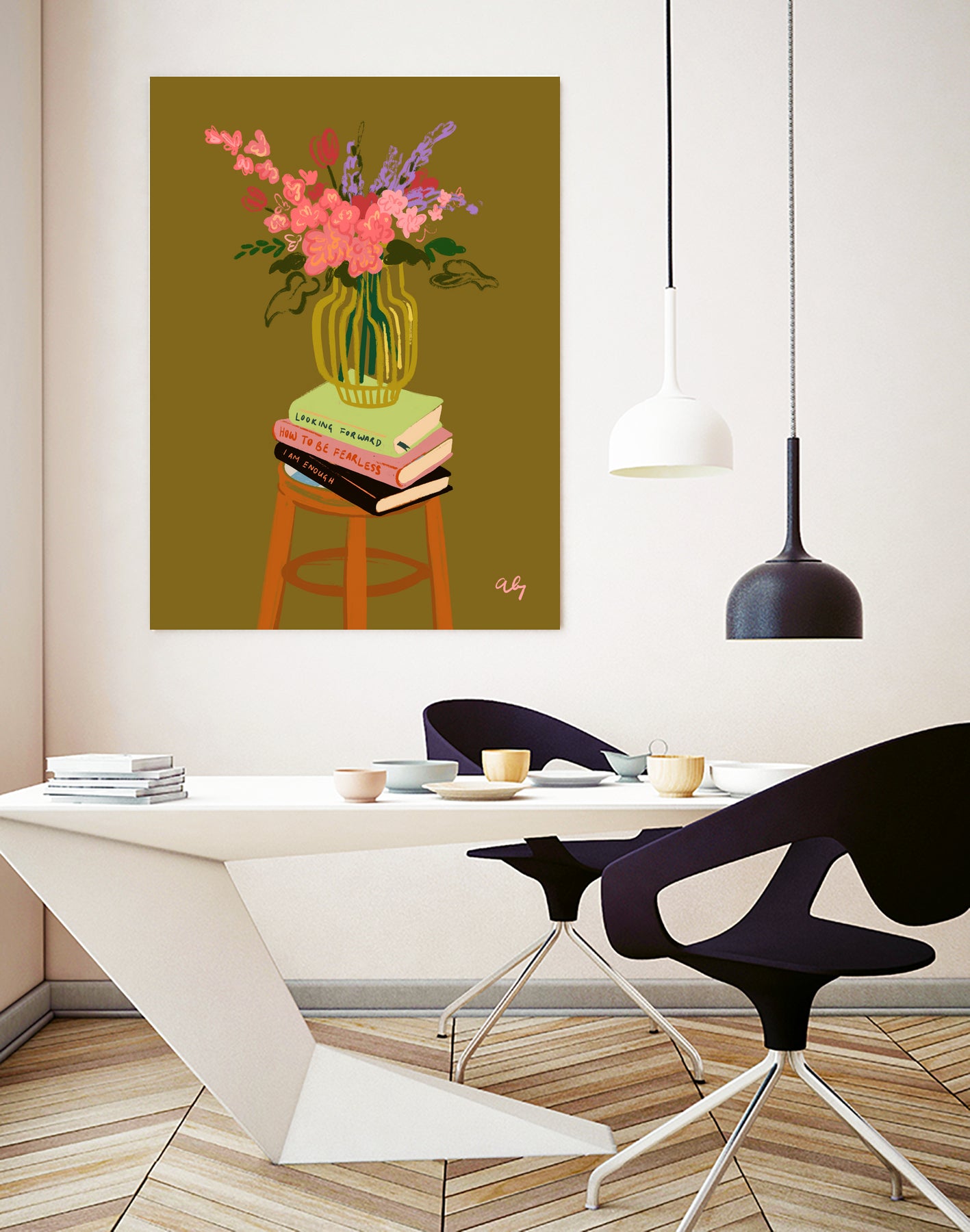 Floral Vase by Arty on GIANT ART - flowers and plants flower