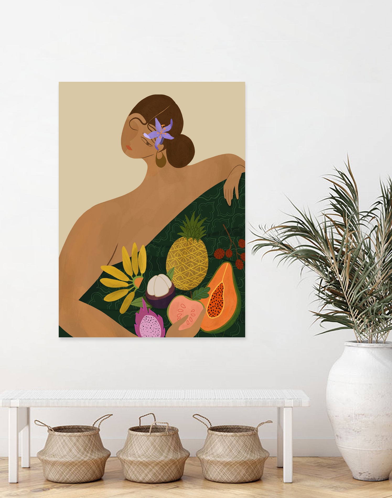Fruit Seller by Arty on GIANT ART - figurative fruit