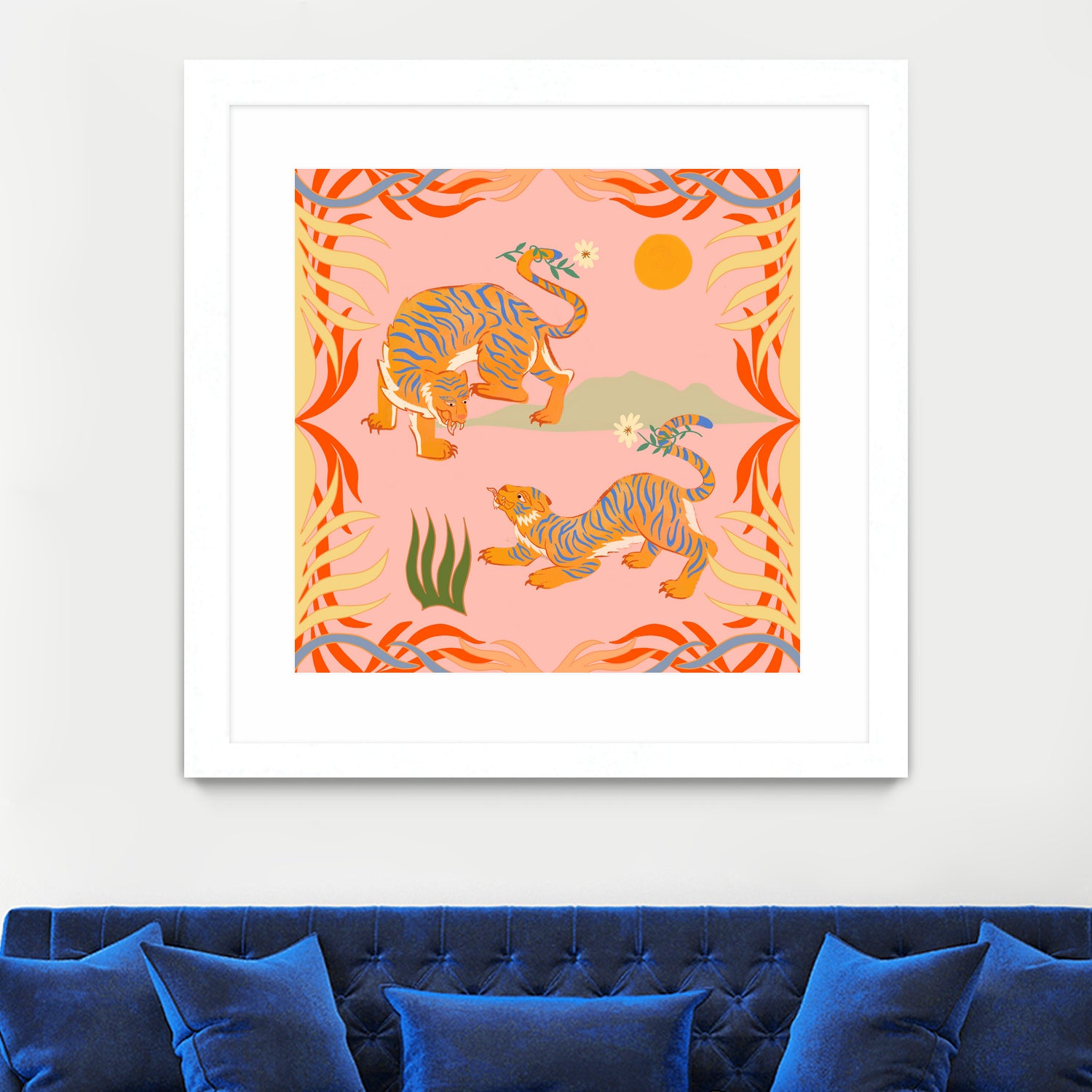 Rawring Playmates by Arty Guava on GIANT ART - illustration animal