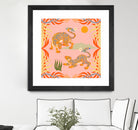 Rawring Playmates by Arty Guava on GIANT ART - illustration animal