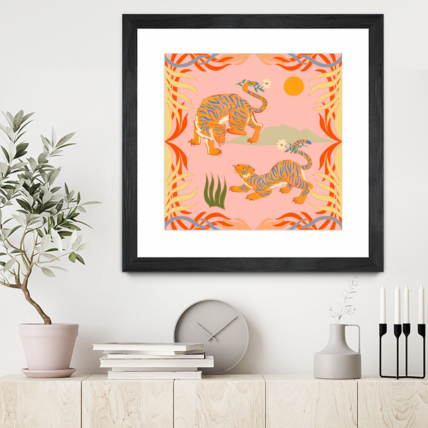 Rawring Playmates by Arty Guava on GIANT ART - illustration animal