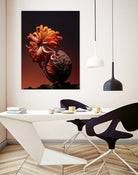 Still Life Flowers No4 by Minorstep on GIANT ART - red flowers and plants studio