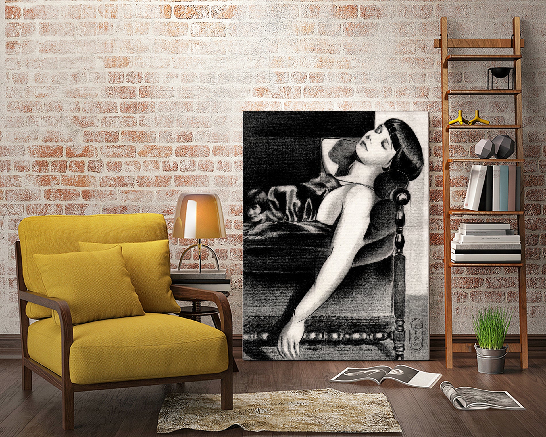 Lulu - 21-07-23 by Corne Akkers on GIANT ART - white figurative