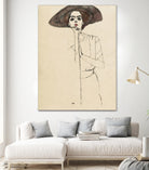 Portrait of a Woman 1910 by EGON on GIANT ART - illustration egon schiele