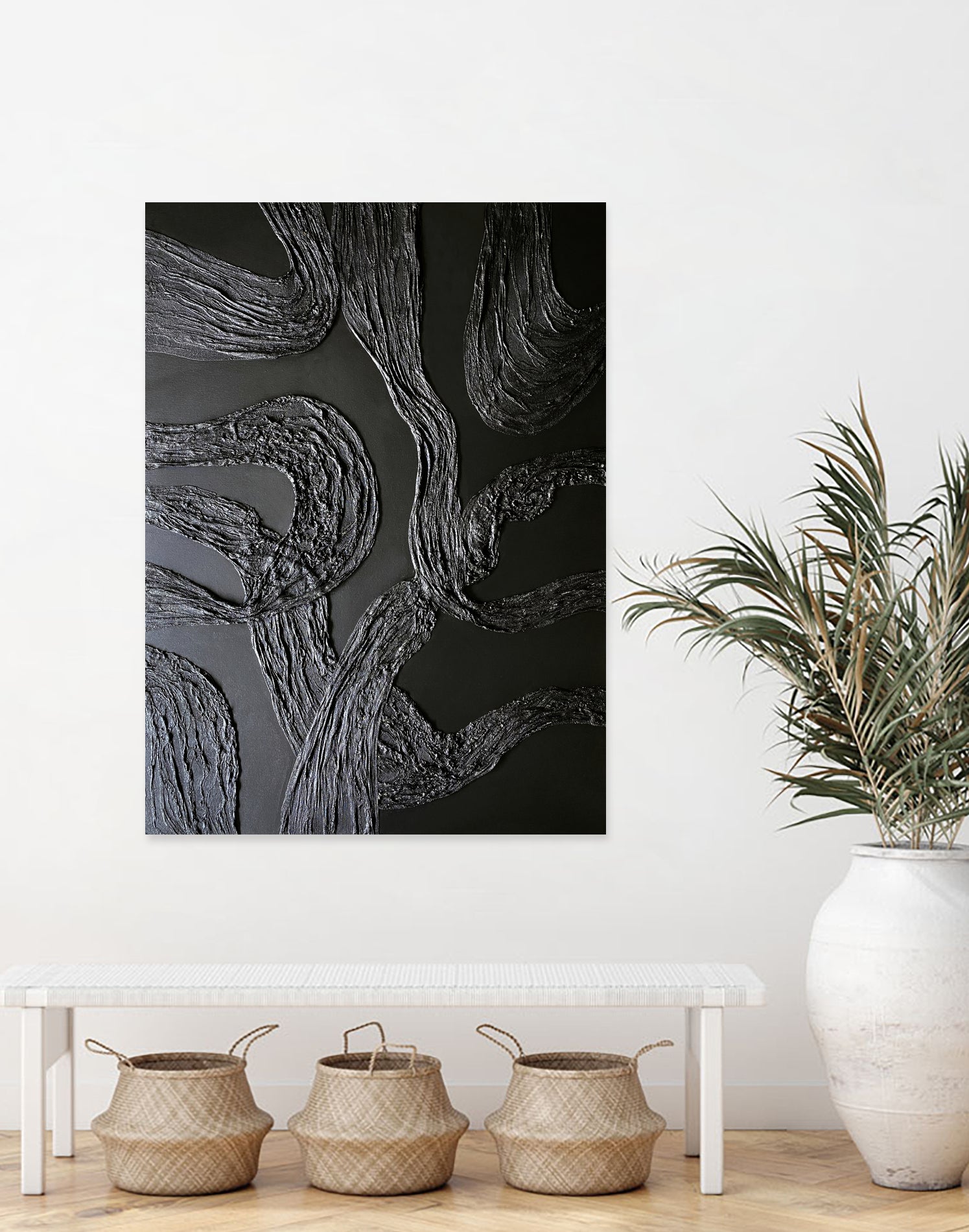 TANGO IN THE NIGHT by ALLA on GIANT ART - abstract 3d painting