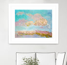 Pastel Sky Drift by Dorothy Fagan on GIANT ART - illustration abstract landscape painting