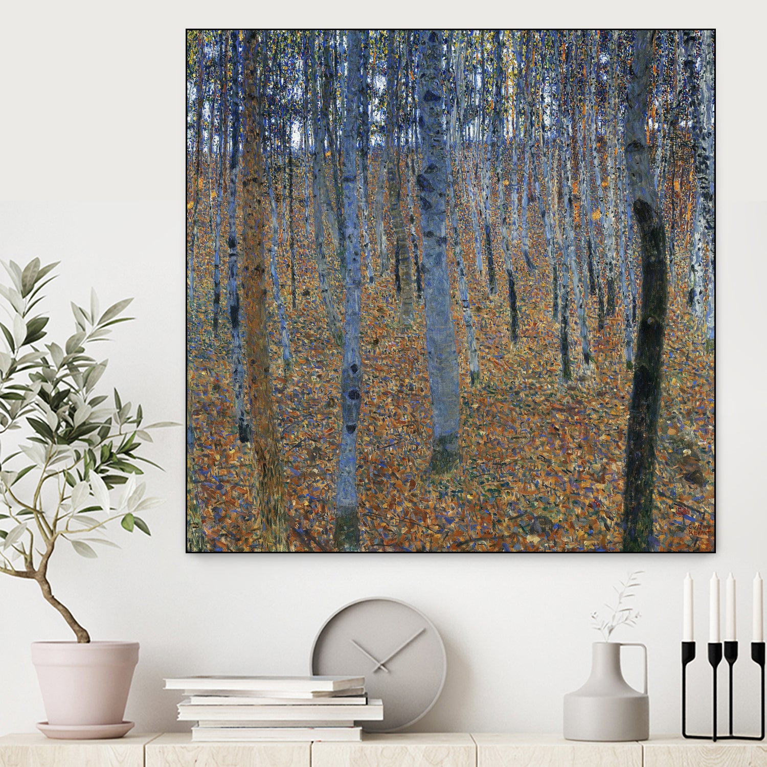 Beech Grove I (1902) by Gustav Klimt on GIANT ART - 5906 illustration