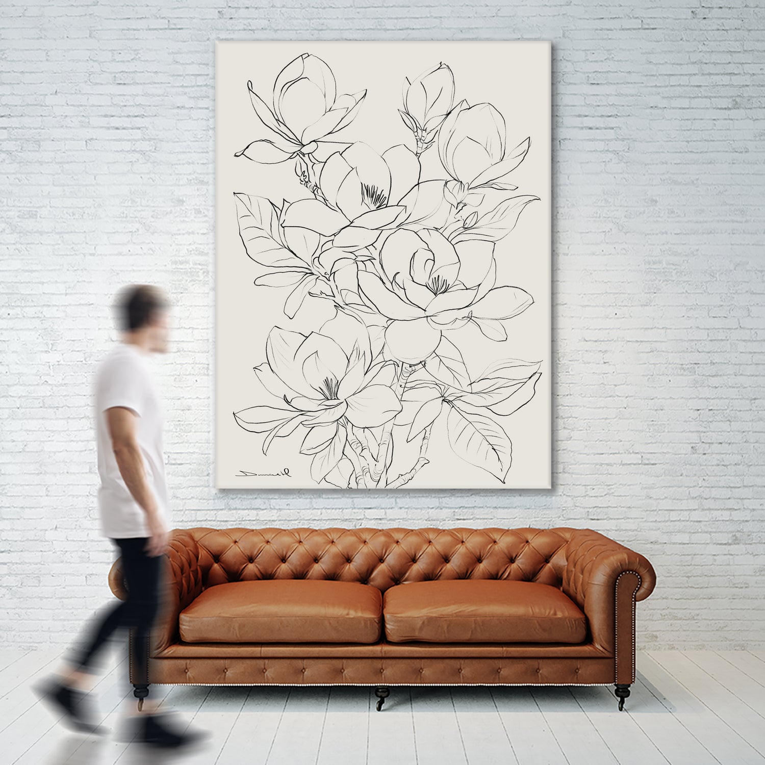 Magnolia Tree by Dan Hobday on GIANT ART - flower flowers and plants flower