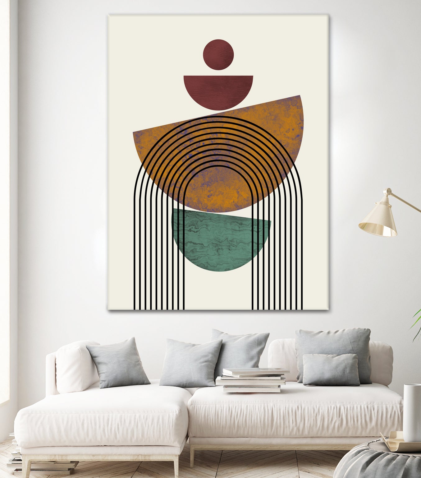 Textured Mid Century Composition by Little Dean on GIANT ART - illustration abstract wall art